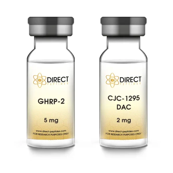 Buy GHRP-2 CJC-1295 DAC Peptide Stack 5mg and 2mg Vials